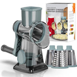 3-in-1 Rotary Cheese Grater & Vegetable Shredder